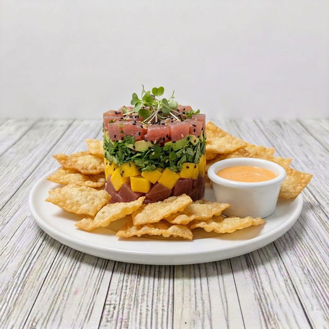 Tuna Poke Stack.