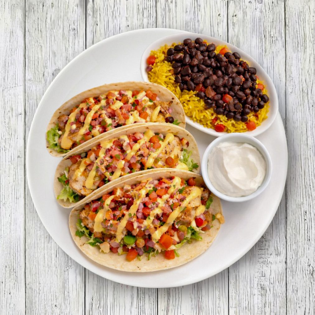 Fish Tacos Catch of Day.